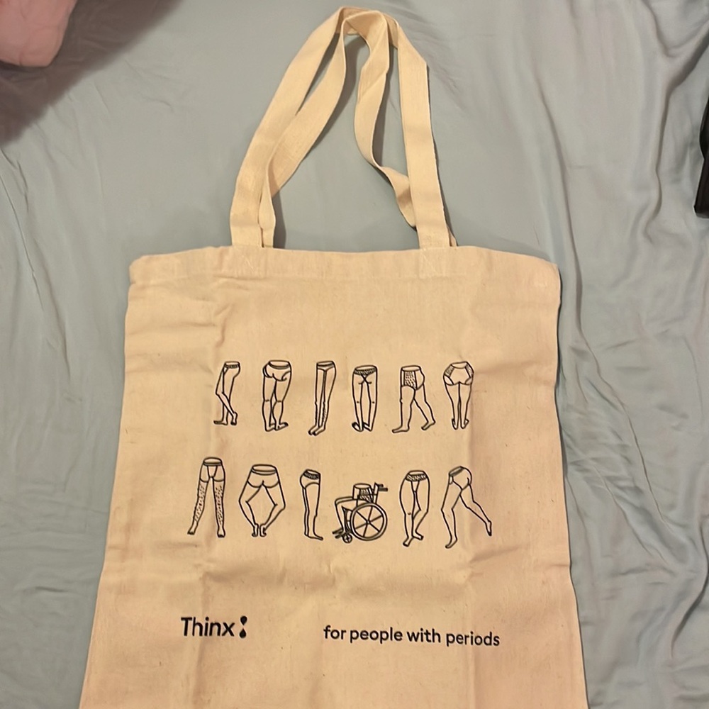 Thinx canvas tote bag - Picture 4 of 5